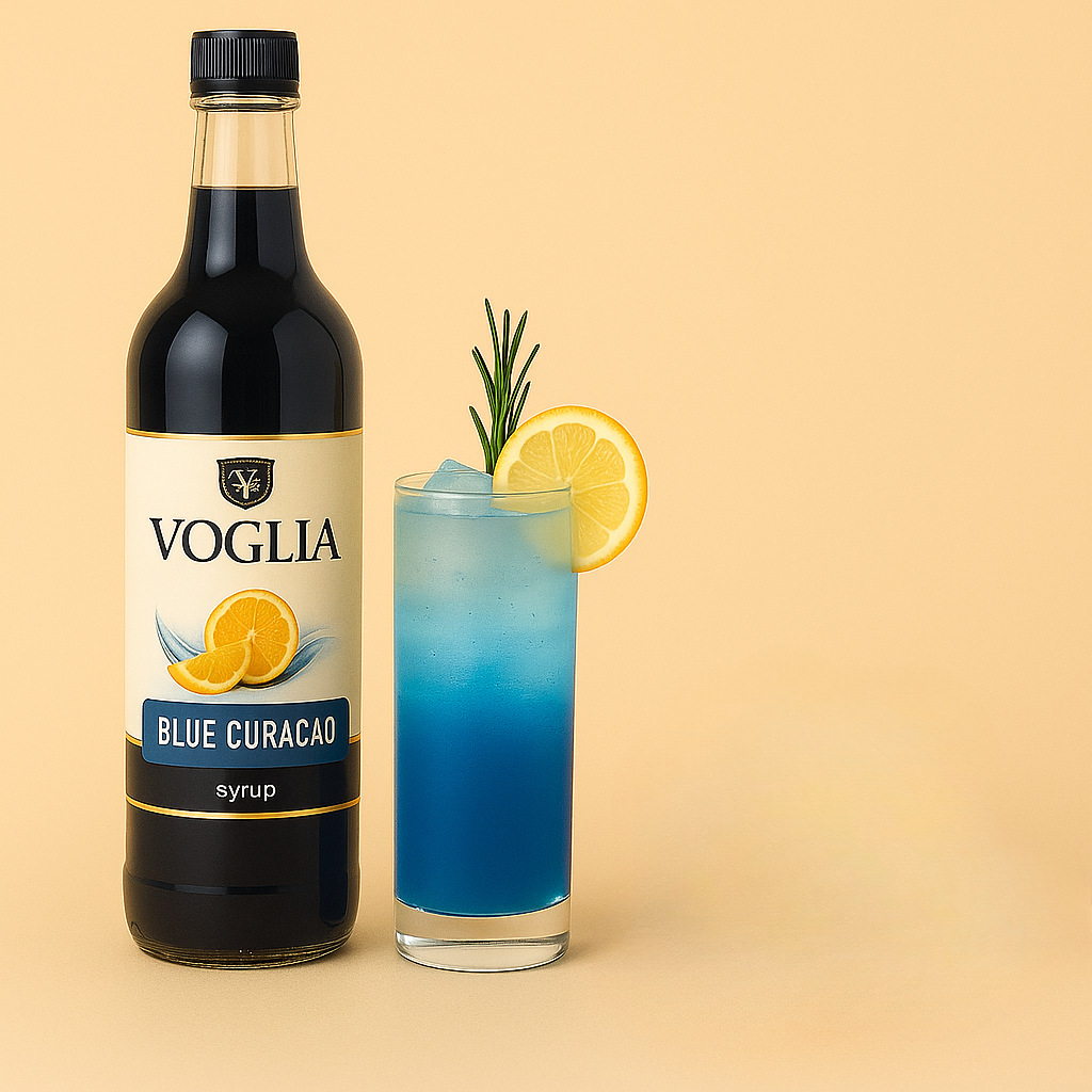 Voglia - Blue Curacao Coffee Syrup - 1.05 L