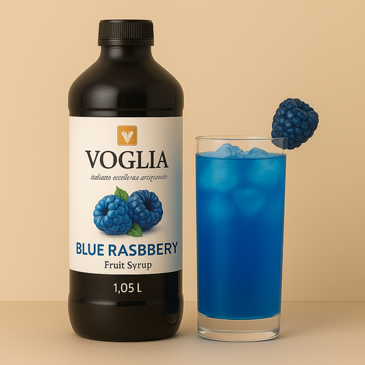 Voglia Premium Blue Raspberry Syrup – 1.05L Bottle