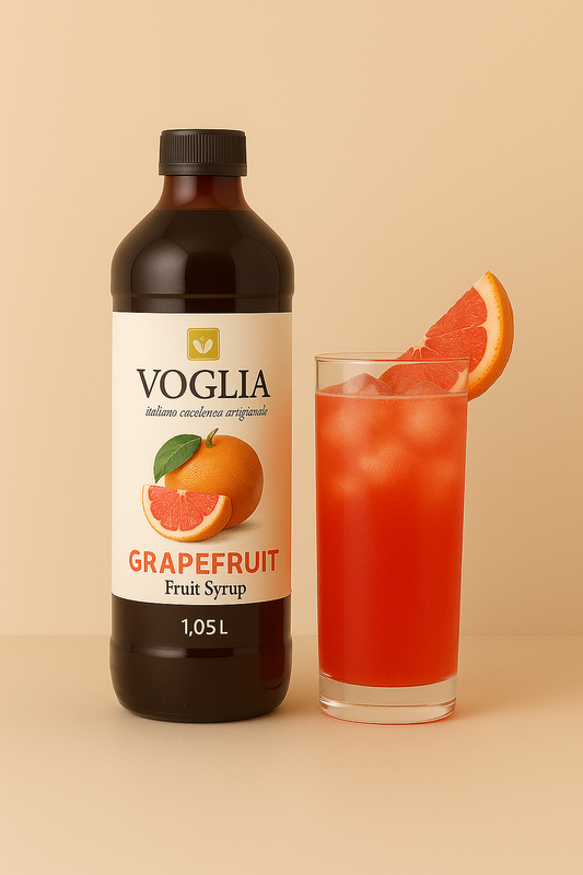 Voglia Premium Grapefruit Syrup – 1.05L Bottle