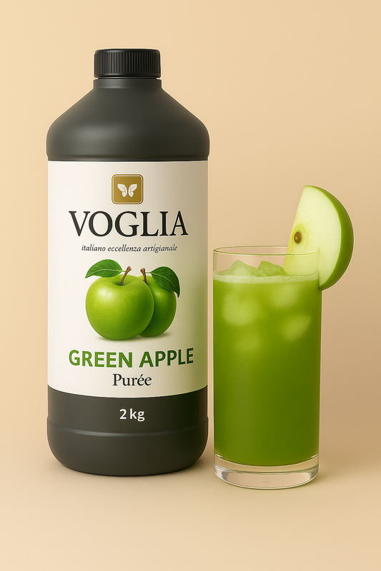 Voglia Premium Green Apple Puree – 1.4kg Bottle