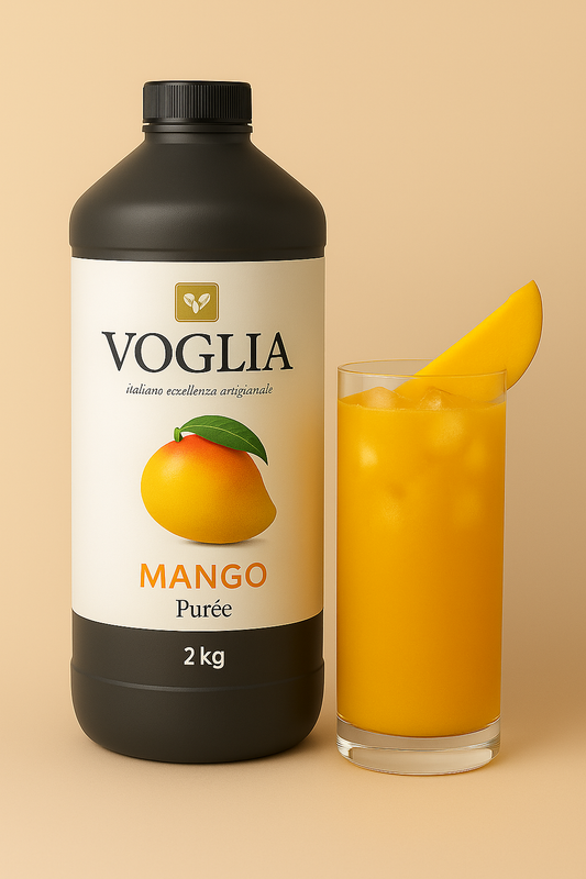 Voglia Premium Mango Fruit Puree – 1.4kg Bottle