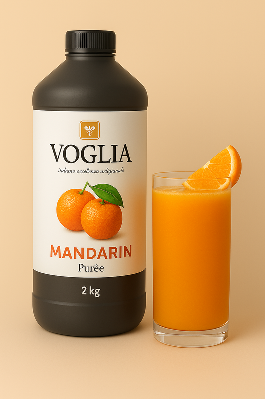 Voglia Premium Mandarin Puree – 1.4kg Bottle