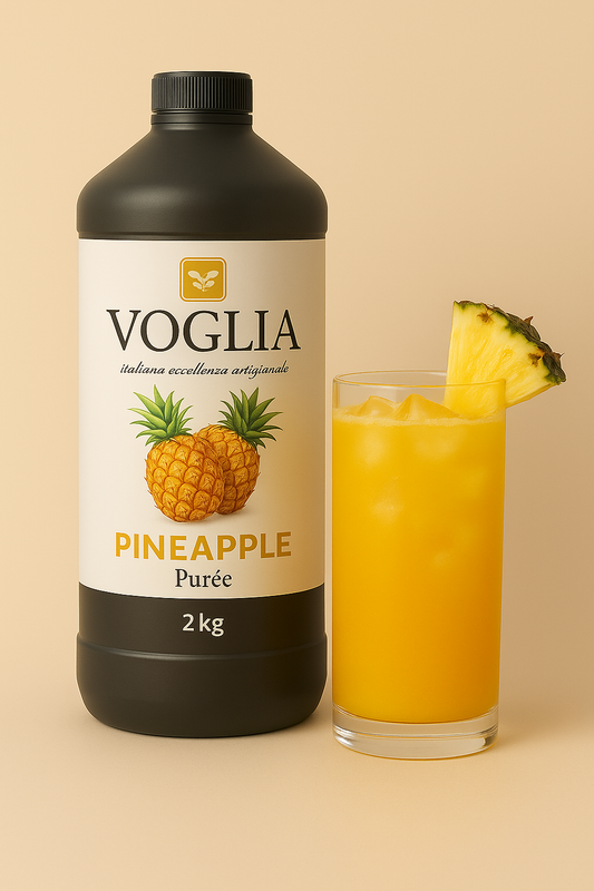 Voglia Premium Pineapple Puree – 1.4kg Bottle