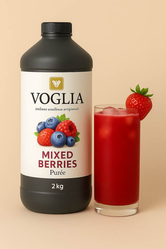 Voglia Premium Mixed Berries Puree – 1.4kg Bottle