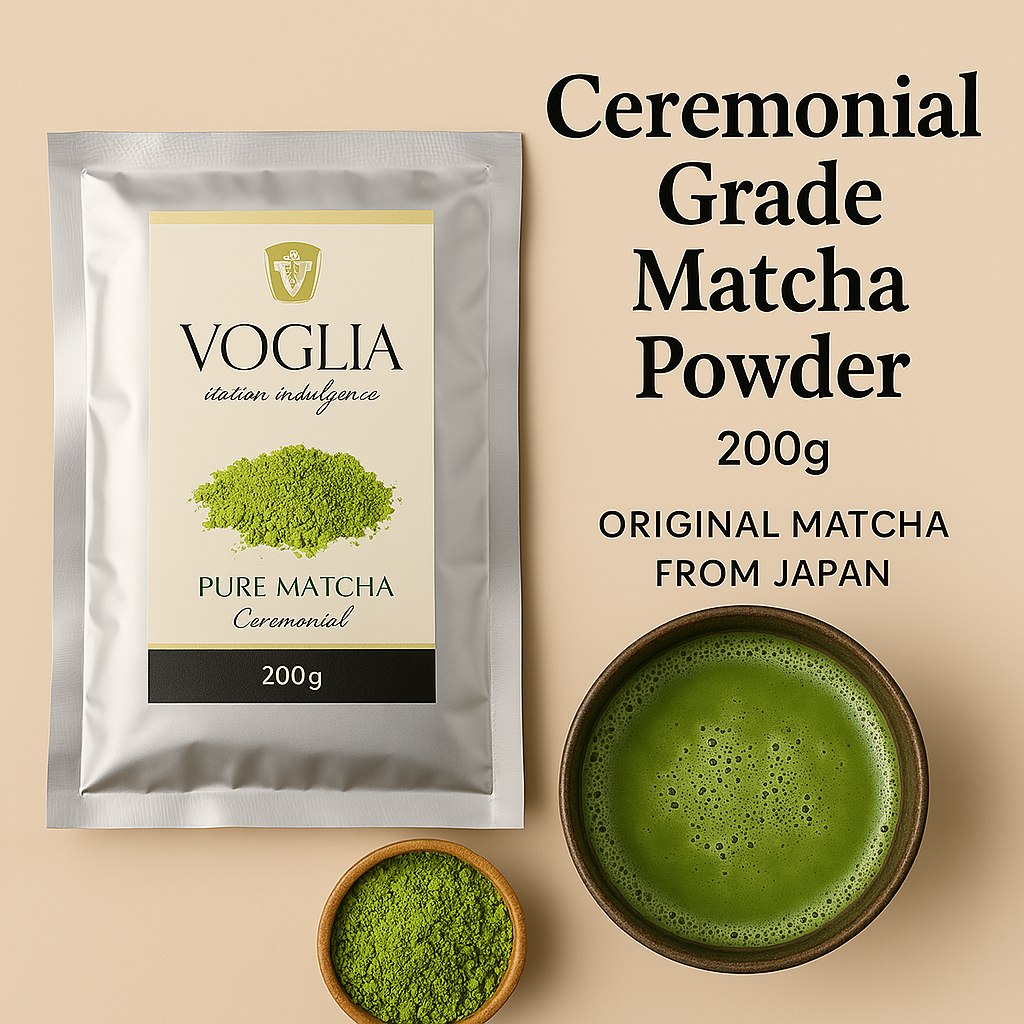 Voglia Matcha Powder - Ceremonial Grade - 200g