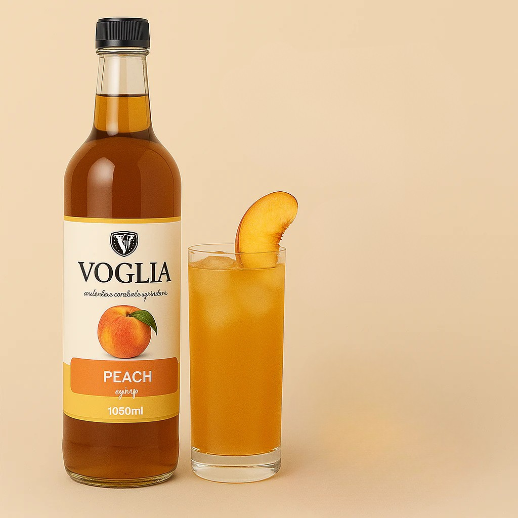 Voglia - Peach Coffee Syrup - 1.05 L