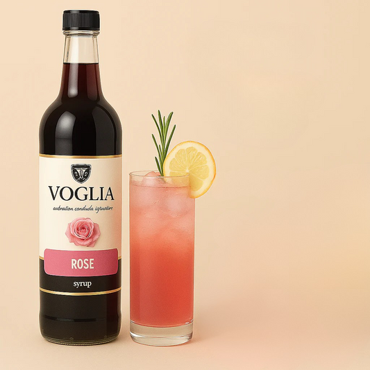 Voglia - Rose Coffee Syrup - 1.05 L