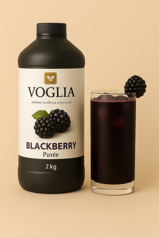Voglia Premium Blackberry Puree – 1.4kg Bottle