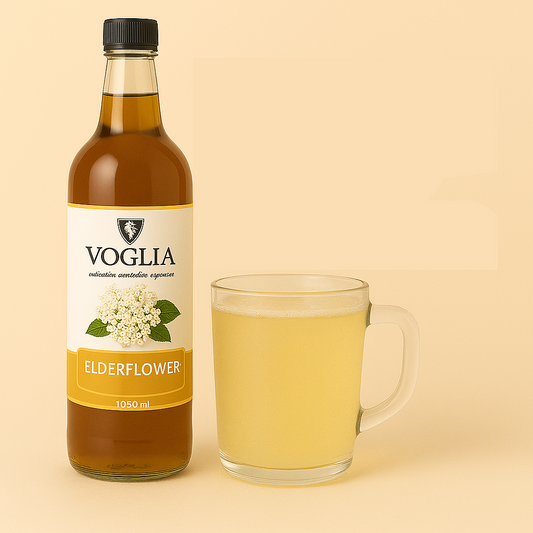 Voglia Premium Elder Flower Syrup – 1.05L Bottle